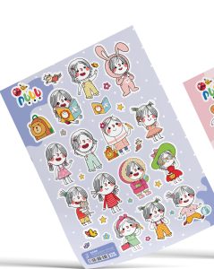 برچسب کاغذی بابابام