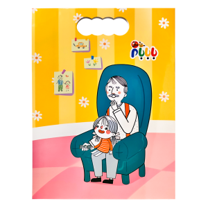 دفتر نقاشی دسته دار طرح بابابام