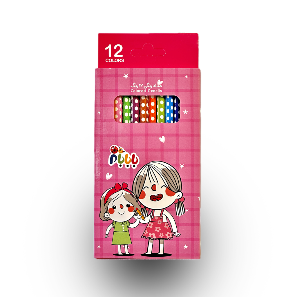 مداد رنگی 12 رنگ